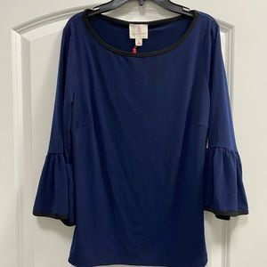 Navy Women’s top by julie brown